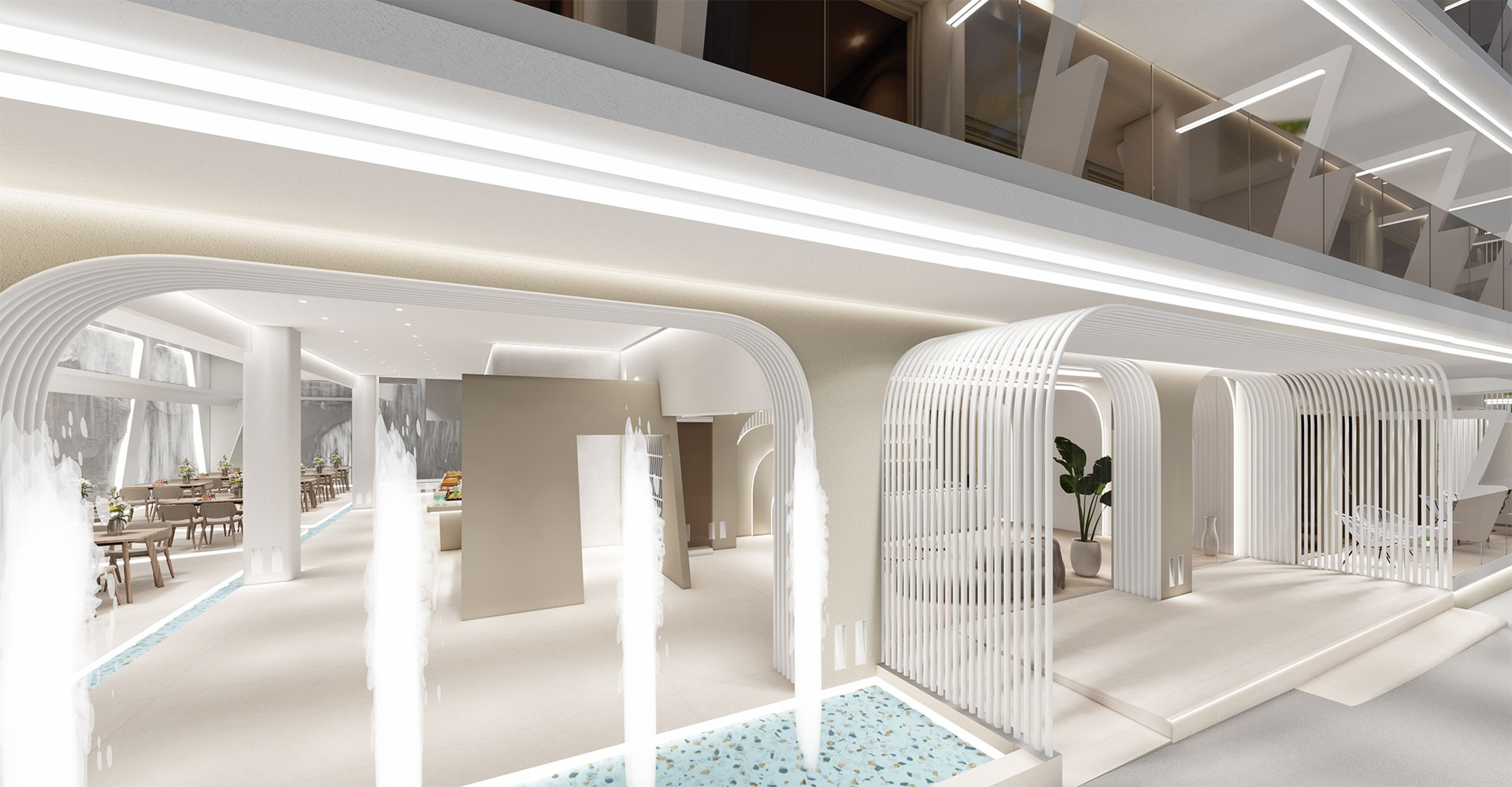 Zorbas Lifestyle Hotel Restaurant exterior decorations