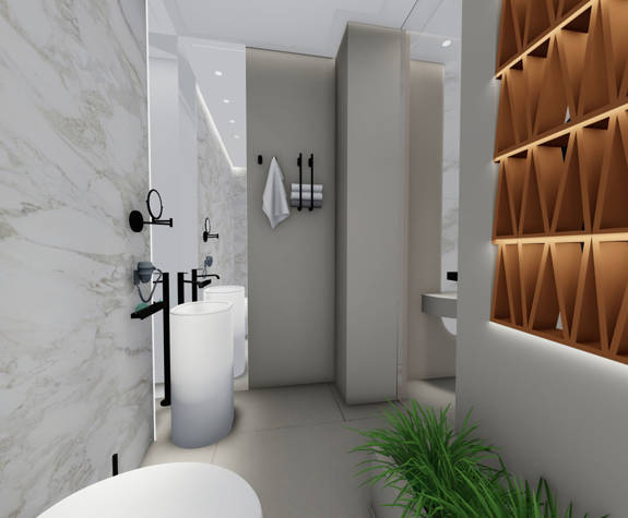 Zorbas Lifestyle Hotel Superior Double Room Jacuzzi bathroom washbasin