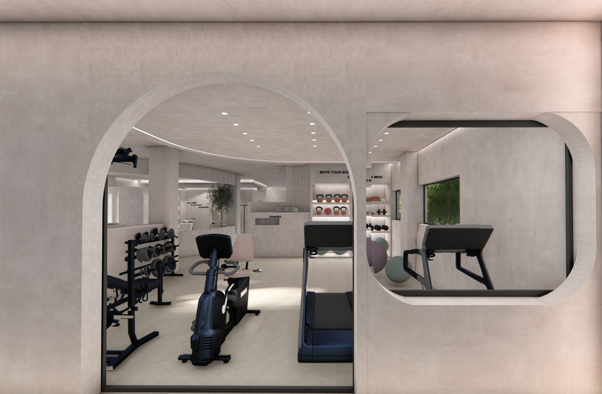 Zorbas Lifestyle Hotel Spa gym view